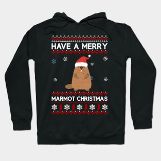 Marmot Have A Merry Xmas Ugly Christmas Hoodie